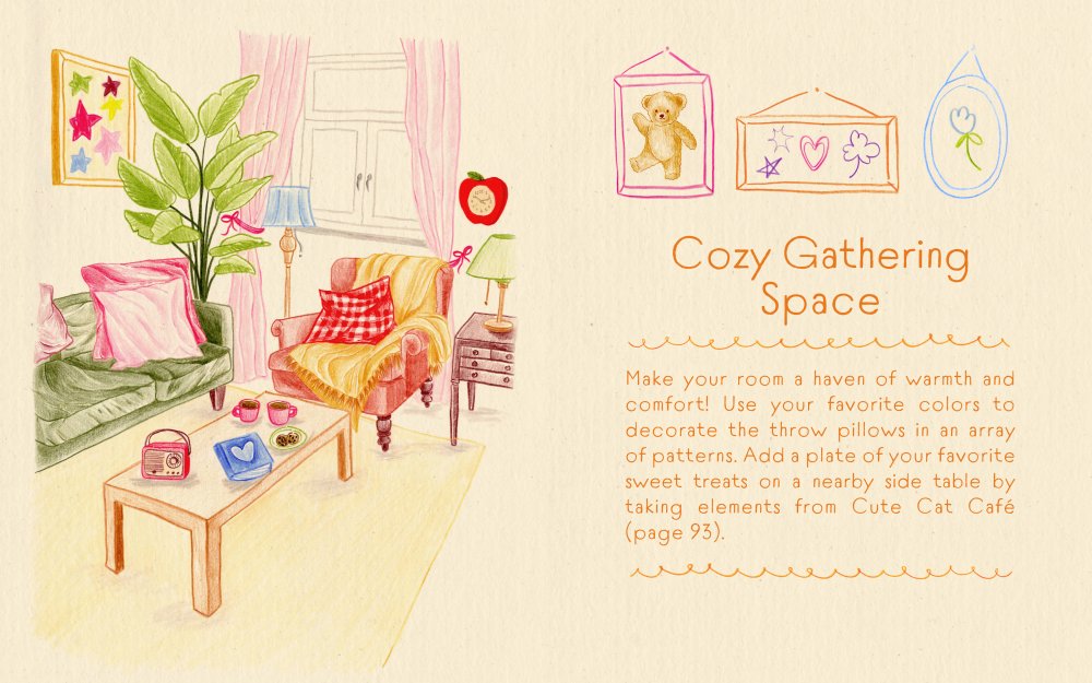 Sweet Spaces: Learn to Doodle the Coziest Corners Book