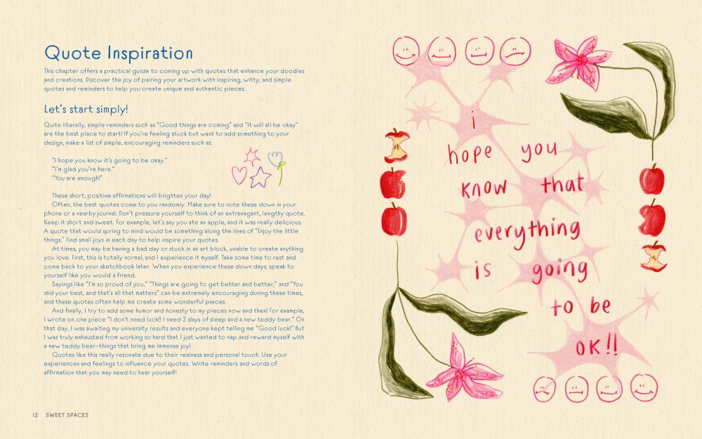 Sweet Spaces: Learn to Doodle the Coziest Corners Book