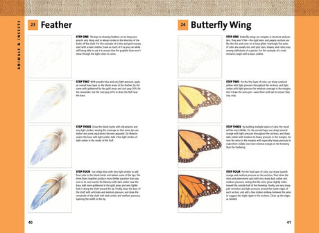 101 Textures in Colored Pencils Book