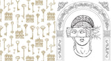 Dark Academia Colouring Book