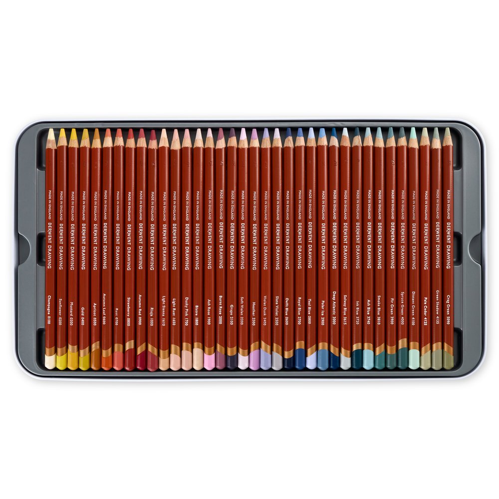 Derwent Drawing Pencils (Tin of 72)