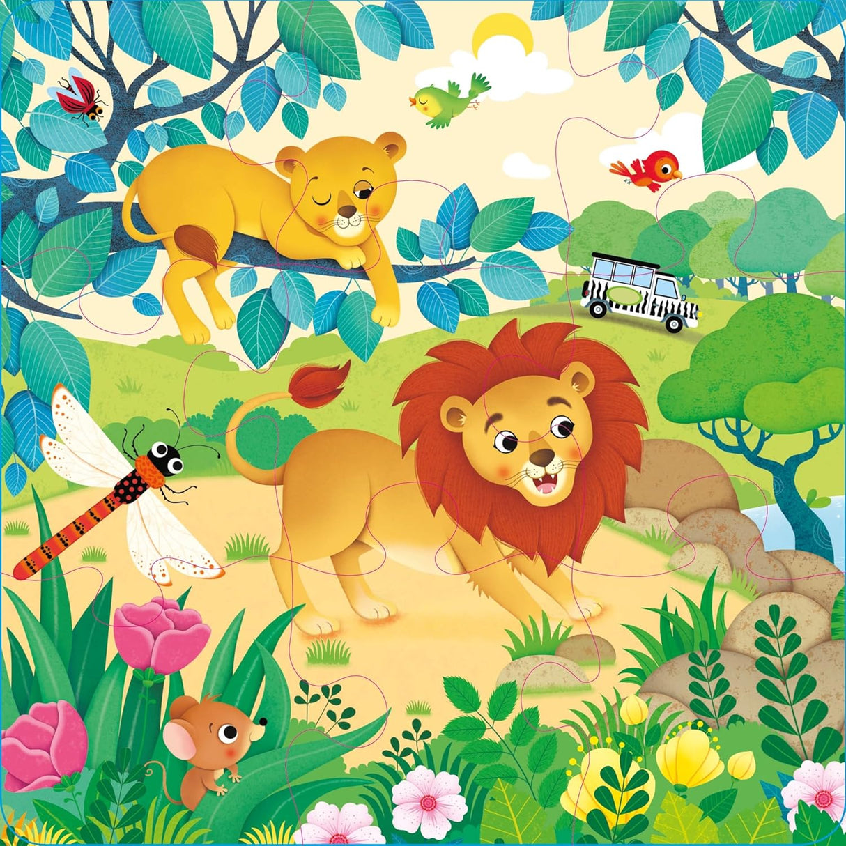 Book & 3 Jigsaws: The Zoo