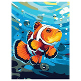 Reeves Paint by Numbers Kit 12x16" - Clown Fish