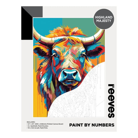 Reeves Paint by Numbers Kit 12x16" - Highland Majesty