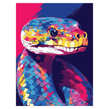 Reeves Paint by Numbers Kit 12x16" - Serpent