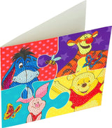 Crystal Art Card Kit - Winnie The Pooh