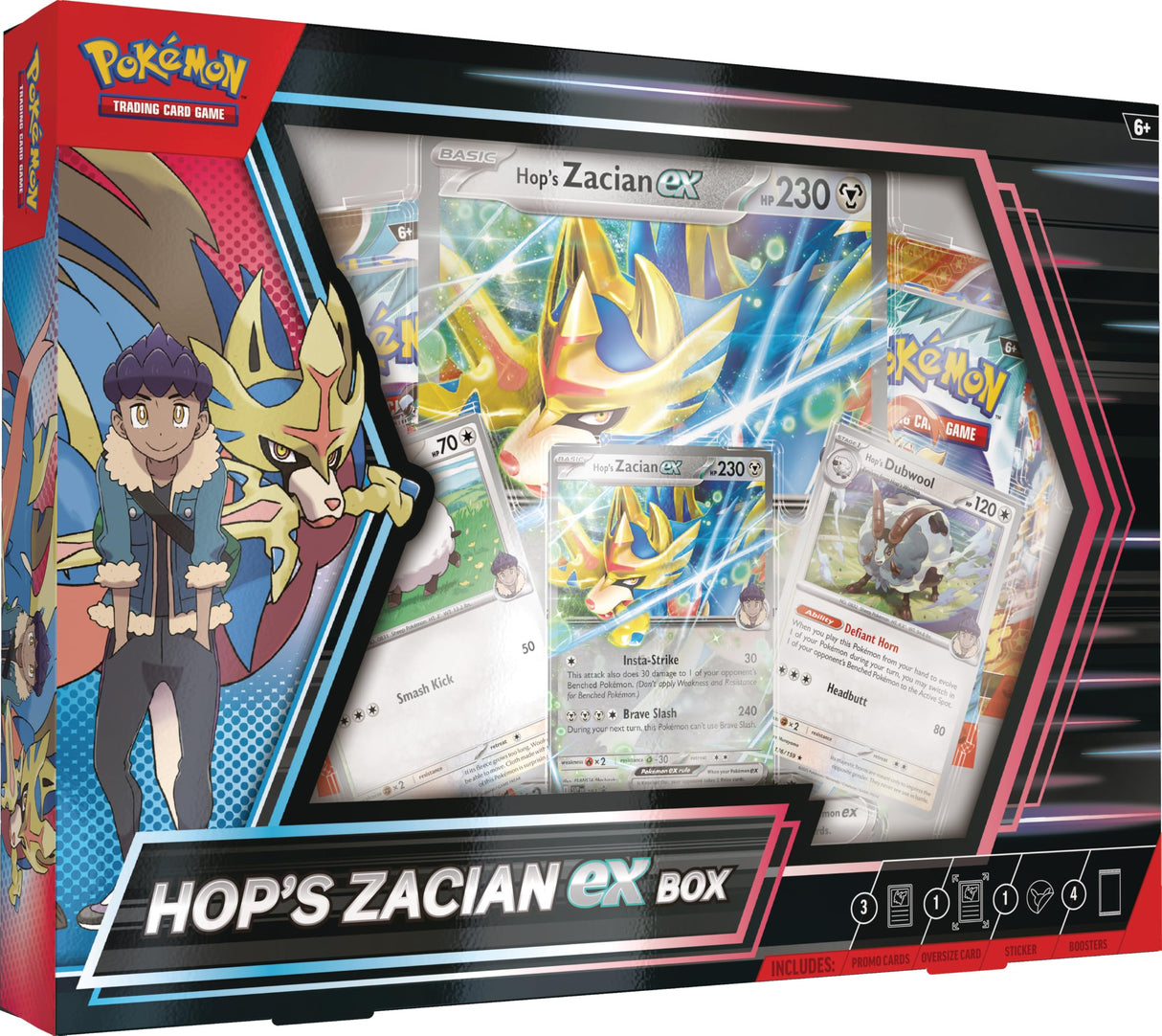 Pokémon Trading Card Game: Hop's Zacian ex Box
