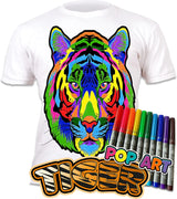 Splat Planet PYO T-Shirt: Tiger (Size 7-8 Years)