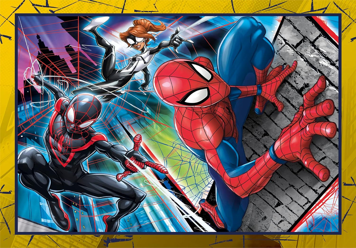 4 In 1 Spiderman Jigsaw Puzzles Clementoni