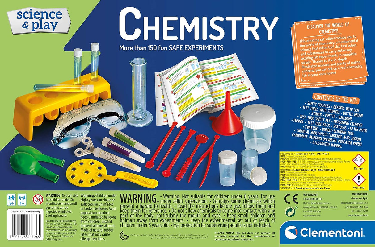 Clementoni Chemistry Lab - 150 Experiments Pack