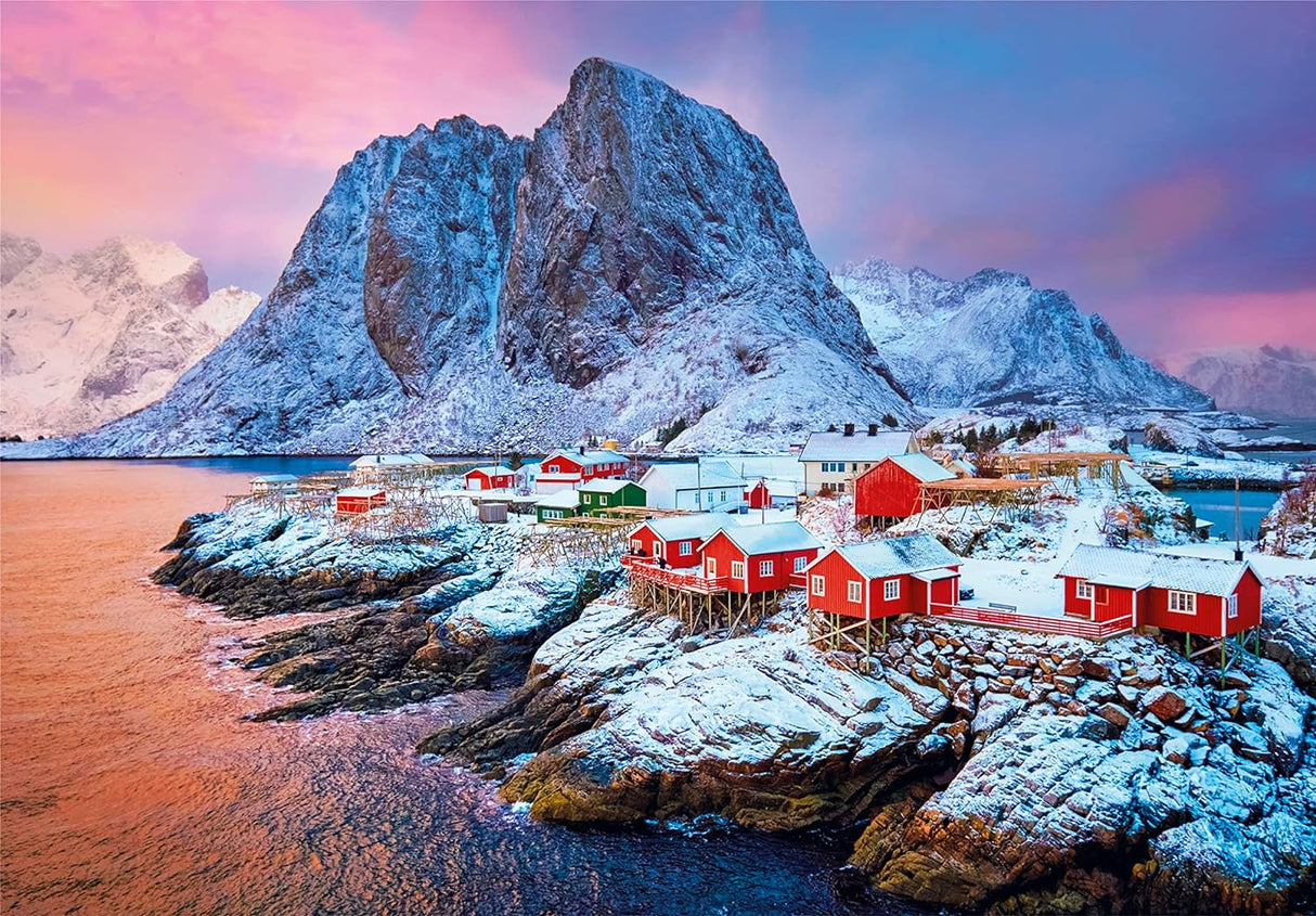 Clementoni Hamnøy Village 500 Pieces, Jigsaw Puzzle for Adults