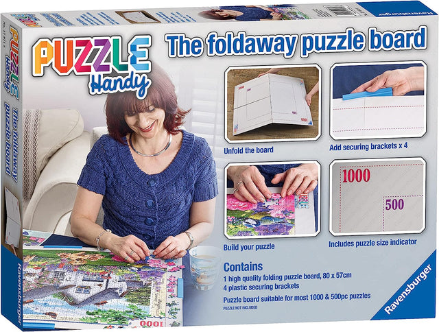 Ravensburger Jigsaw Puzzle Board - Portable Foldable Accessory Storage 