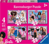 4 in a Box Jigsaw Puzzle - Barbie