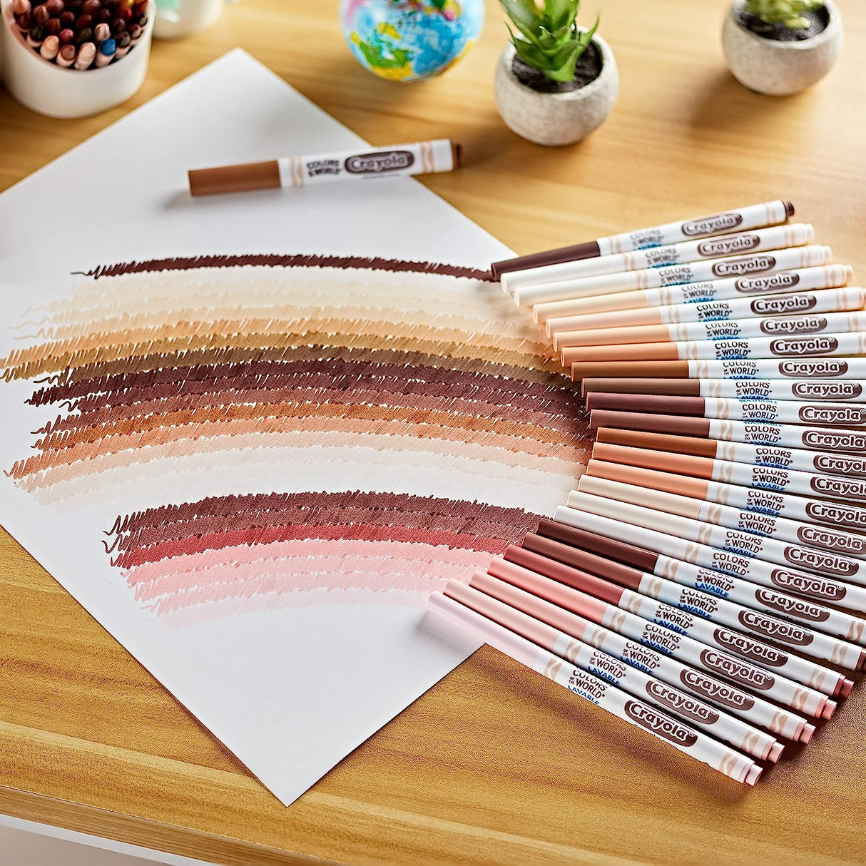 Crayola Colours Of The World 24 Skintone Markers