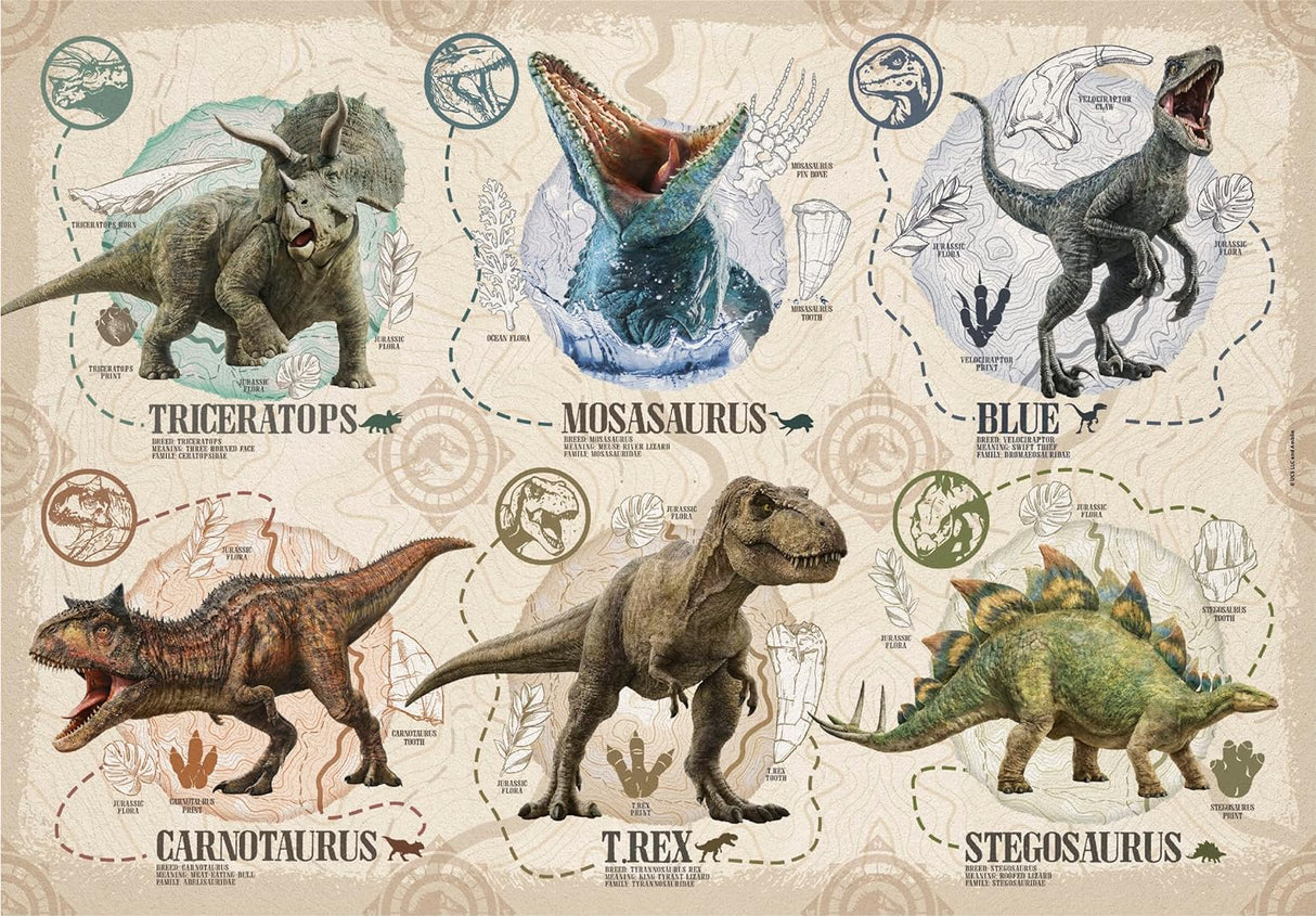 Jurassic World 104 Piece Jigsaw Puzzle Clementoni