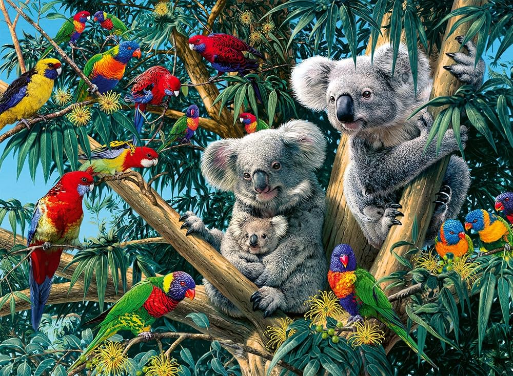 500 Piece Jigsaw Puzzle - Koalas in a Tree