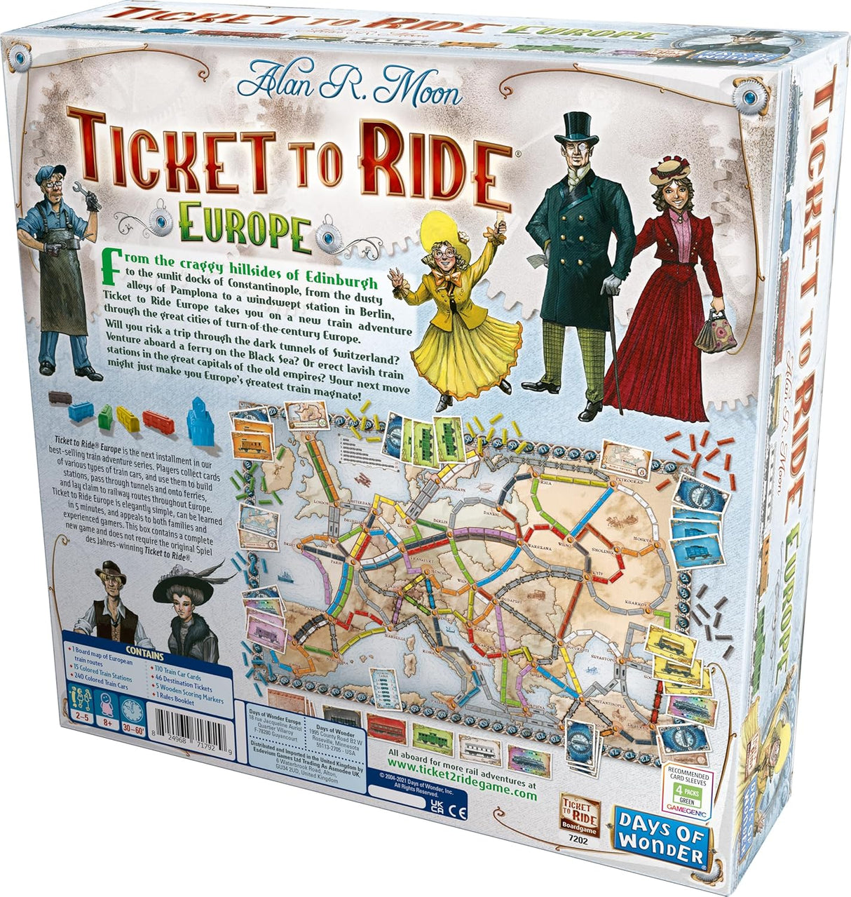 Ticket To Ride: Europe Board Game
