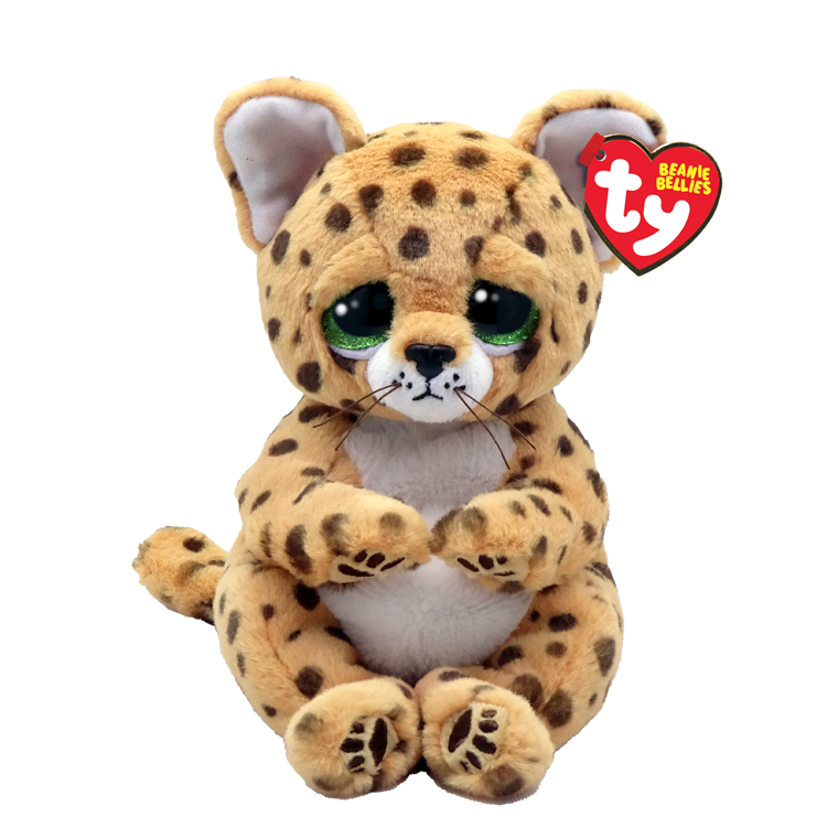 Ty Beanie Bellies - Lloyd Tan Spotted Leopard