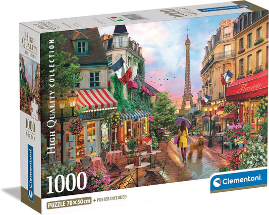 Flowers In Paris 1000 Piece Jigsaw Puzzle