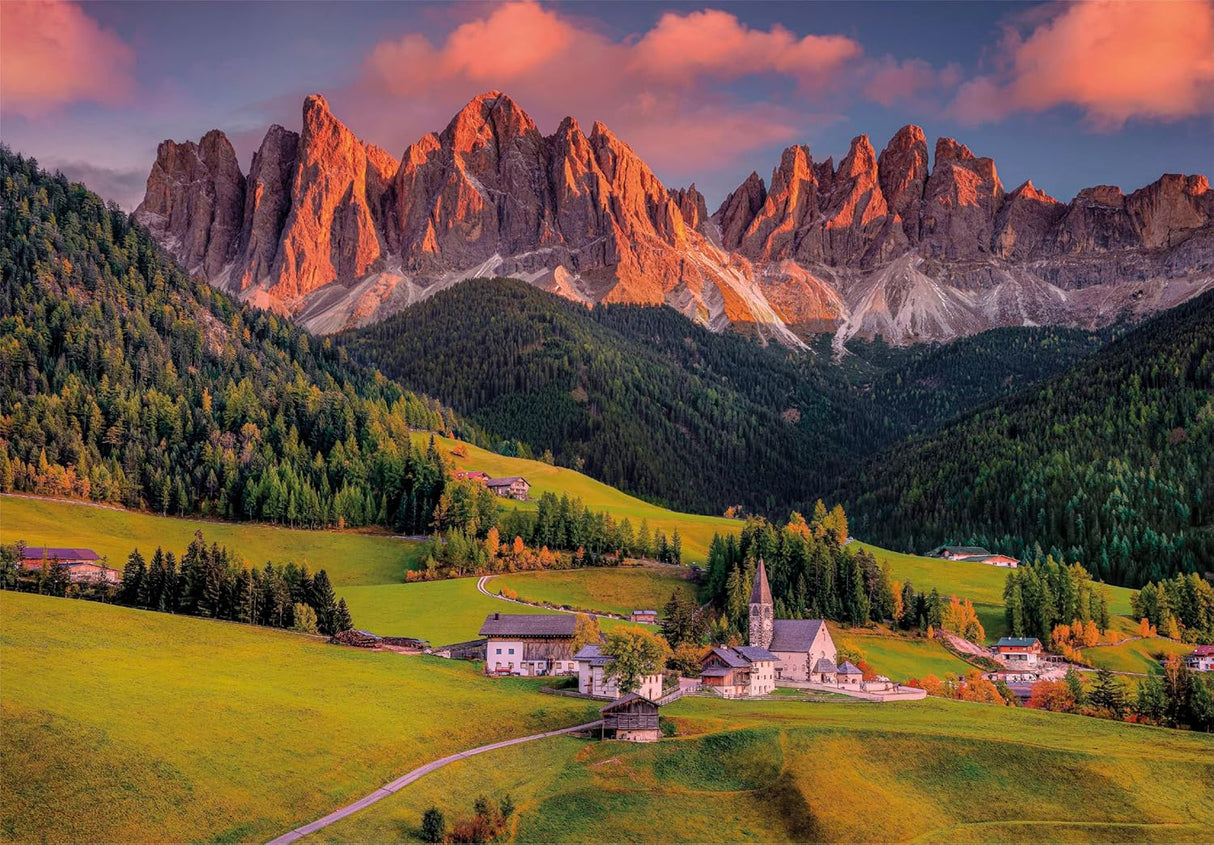 1000 Piece Jigsaw Puzzle - Magical Dolomites
