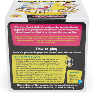 BrainBox Inventions Card Game