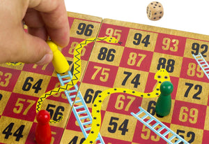 Wooden Games-Snakes and Ladders