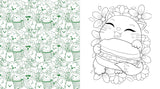 Kawaii Cuties Colouring Book