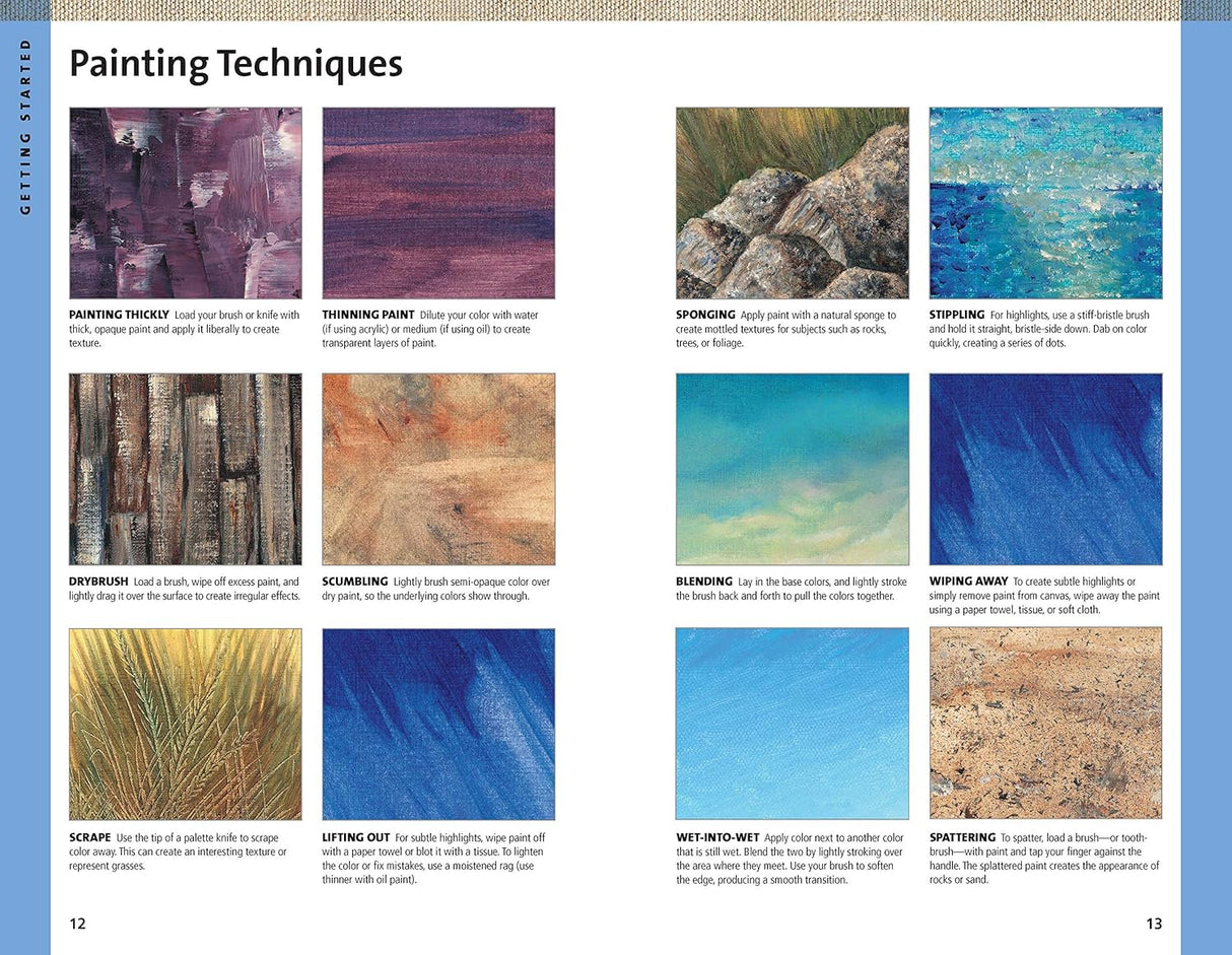 101 Textures in Oil and Acrylic Book
