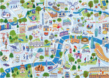 Jumbo, Falcon Contemporary - London Sightseeing, Jigsaw Puzzles for Adults, 1000-Piece