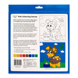 Create Kids Colouring Canvas - Puppy Fun