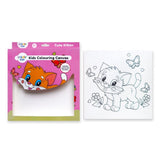 Create Kids Colouring Canvas - Cute Kitten