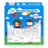 Create Kids Colouring Canvas - Down on the Farm