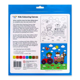 Create Kids Colouring Canvas - Down on the Farm