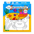 Create Kids Colouring Canvas - Sea Life