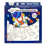 Create Kids Colouring Canvas - Space Travel