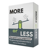 More or Less Card Game