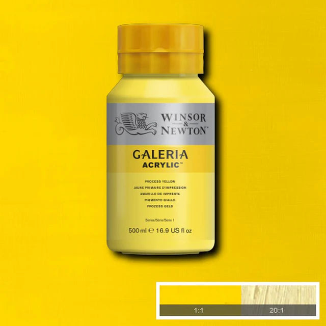 Galeria Acrylic Paint 500ml - Process Yellow
