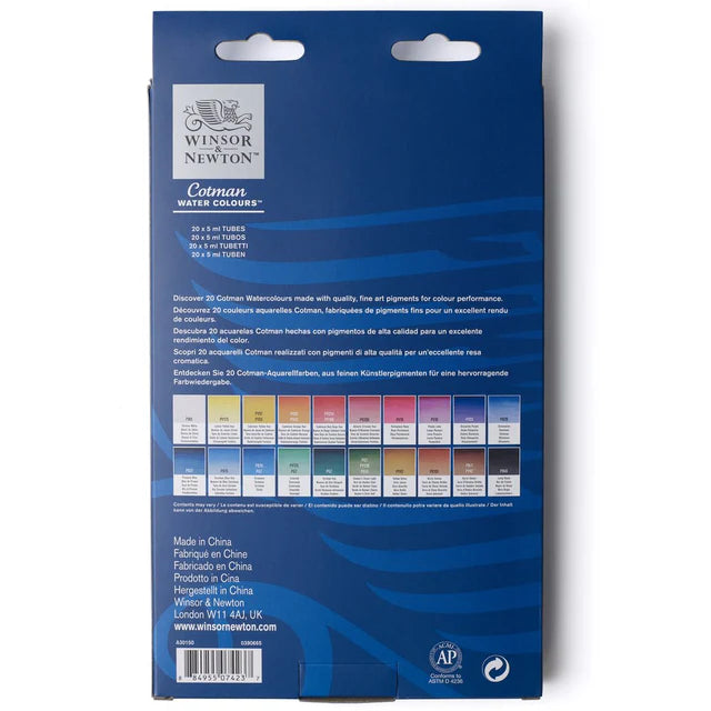 Winsor & Newton Cotman Watercolour Discovery Set (20x5ml)