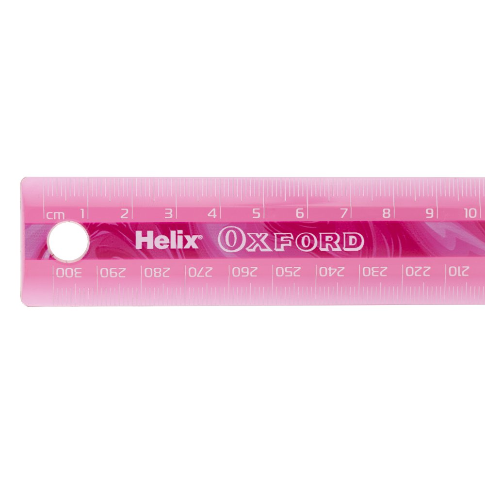 Helix Oxford Folding Ruler 30cm - Pink