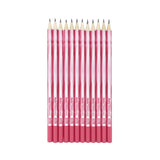 Helix Oxford HB#2 Pencils - Marble Pink (12 Pack)
