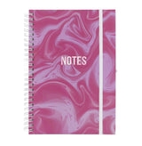 Helix Oxford Spiral Notebook A5 - Marble Pink