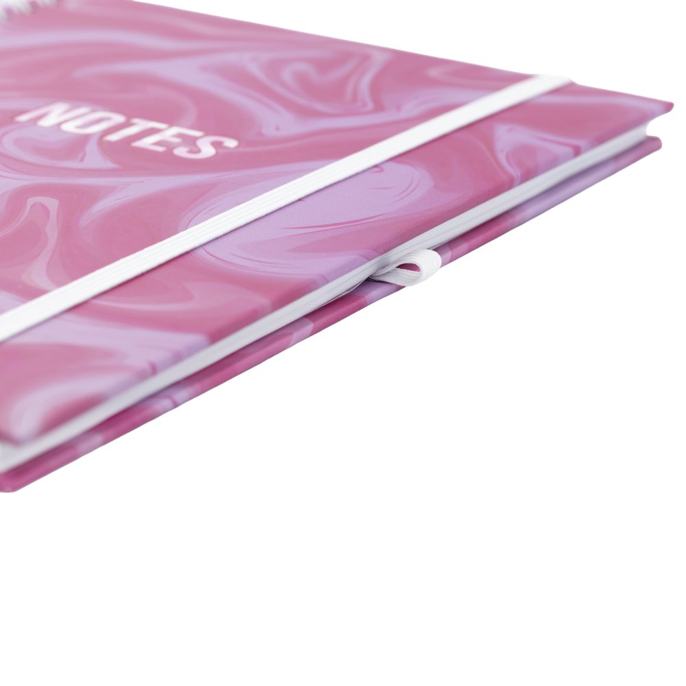 Helix Oxford Spiral Notebook A5 - Marble Pink