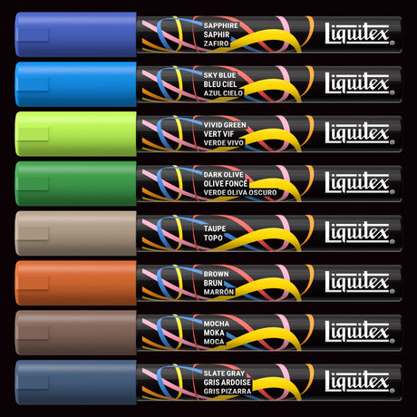 Liquitex Marker Sets - Landscape (8 x 2mm)