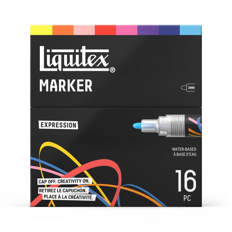 Liquitex Markers Set - Expression (16 x 2mm)