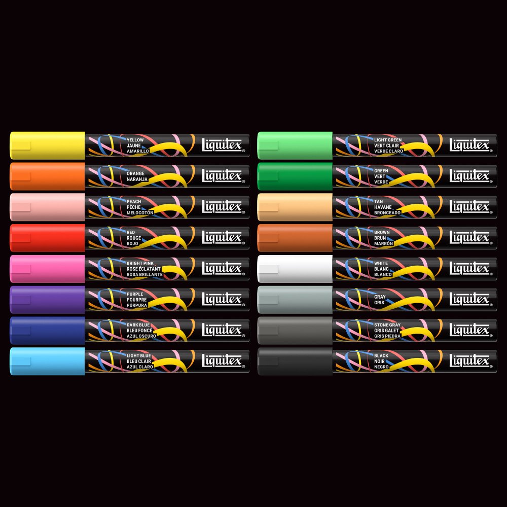 Liquitex Markers Set - Expression (16 x 2mm)
