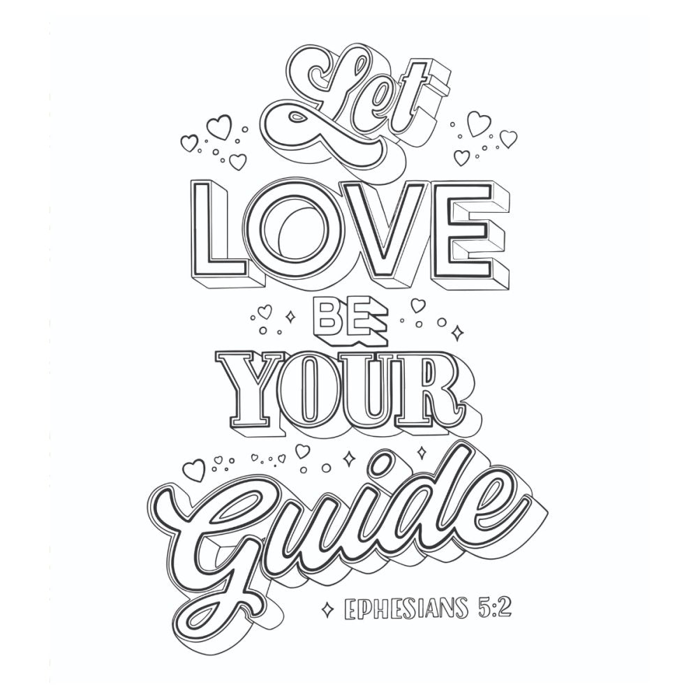Faith in Bloom Colouring Book