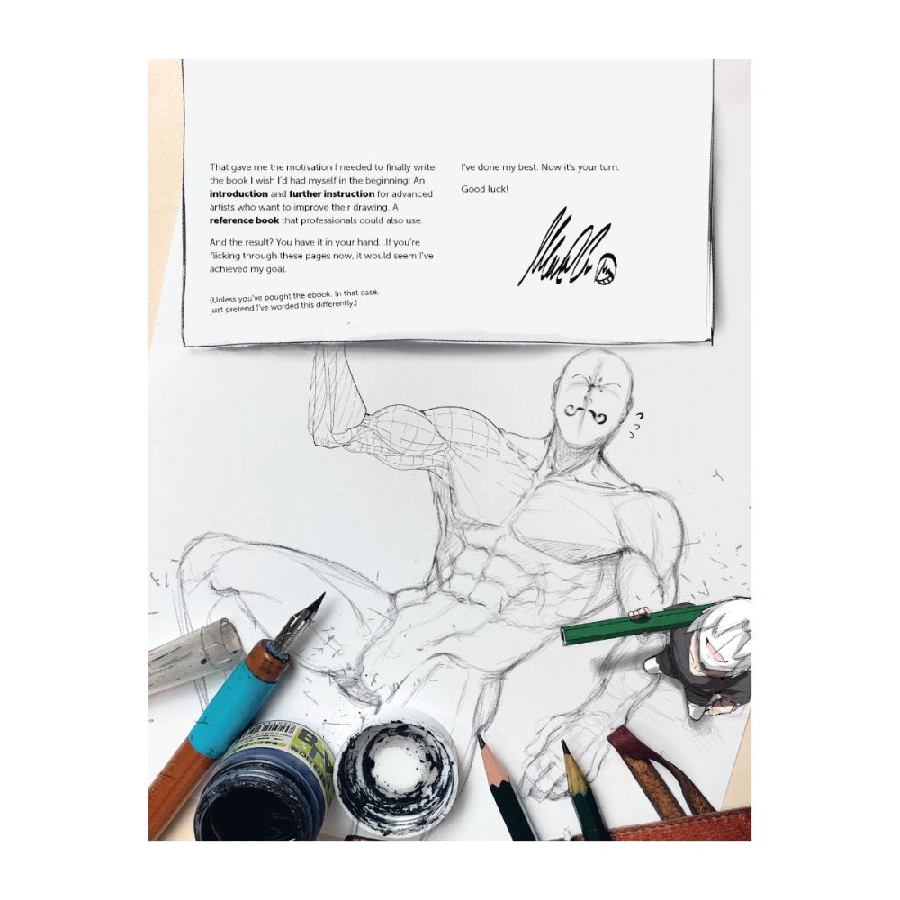 Draw Like a Mangaka Anatomy Book