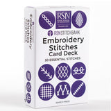 RSN Stitch Bank: The Embroidery Stitches Card Deck