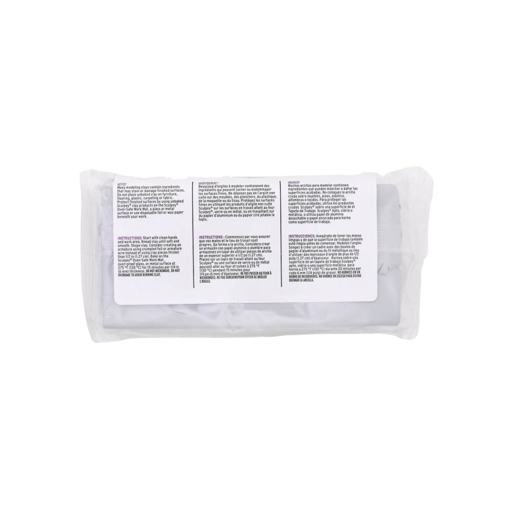 Super Sculpey Flex Soft 1lb (454g) - Gray