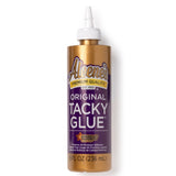Bottle of Aleene's Original Tacky Glue on a white background